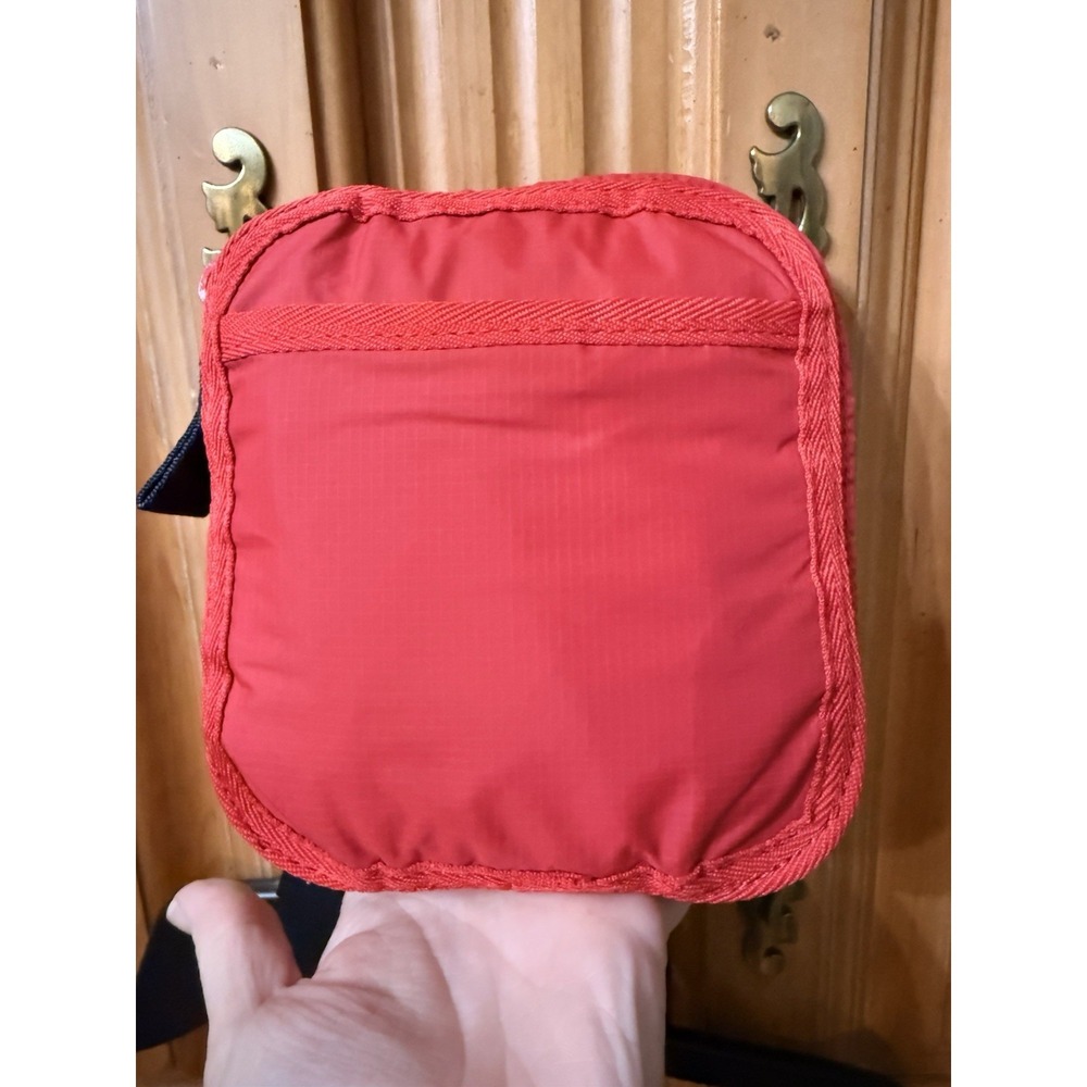 Lands End Packable Backpack Red Blue Black Lightweight Ripstop Nylon Travel Bag - Picture 13 of 13